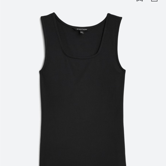 🧳 41 Hawthorn Kyle Square Neck Modal Fitted Rib Knit Tank 🫶 - Picture 7 of 12